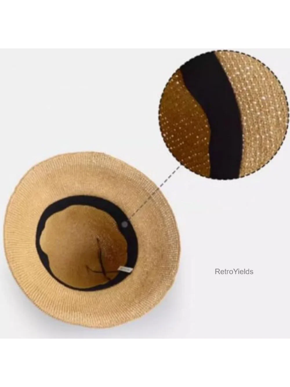 Girls Straw Sun Hat Wide Brim UPF 50 Beach Bucket Hat with Bow